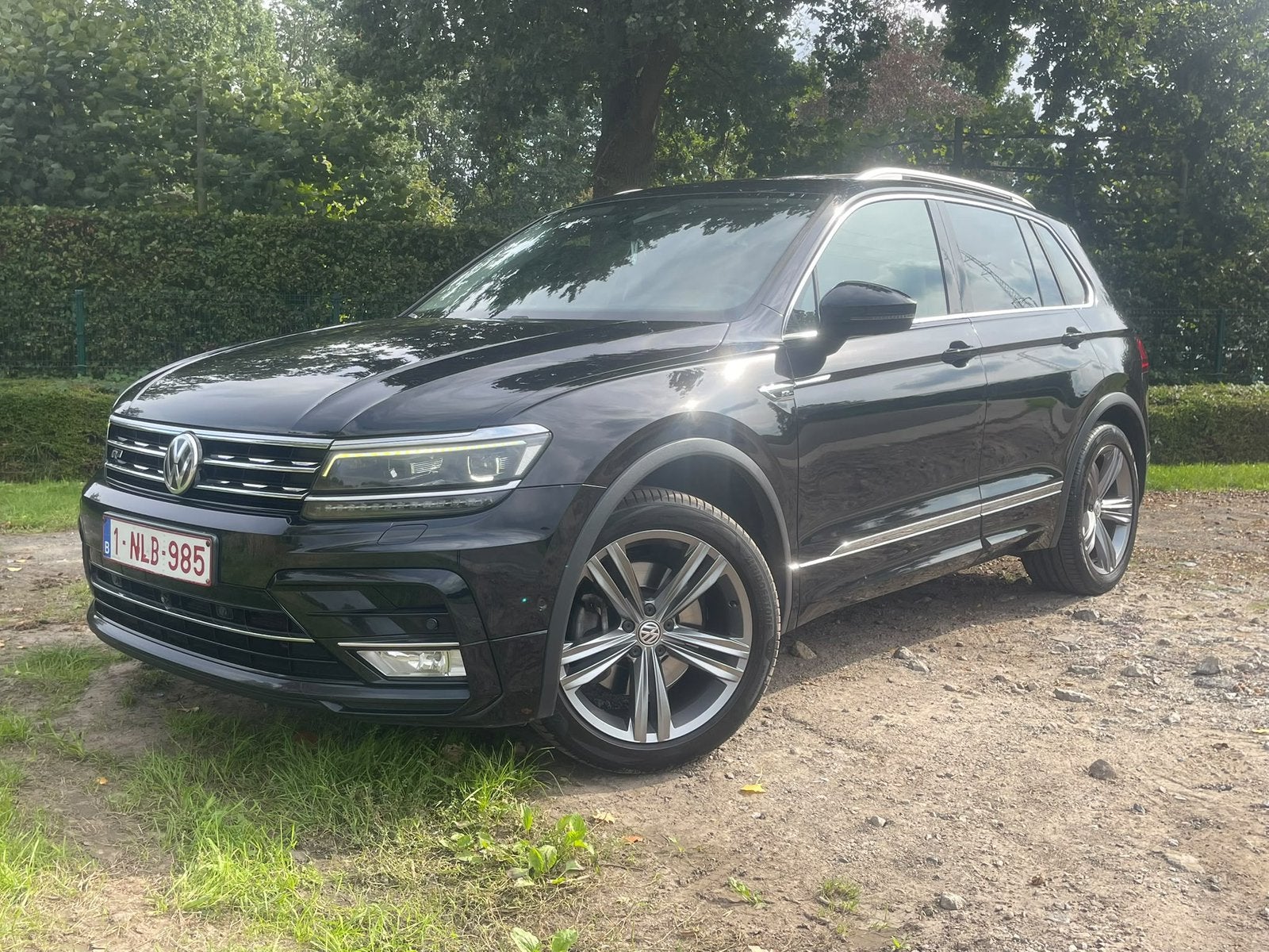 Volkswagen Tiguan 2.0 TDI 190 pk R-Line DSG – 12/2016, Auto's, Automaat, Euro 6, Zwart, Leder