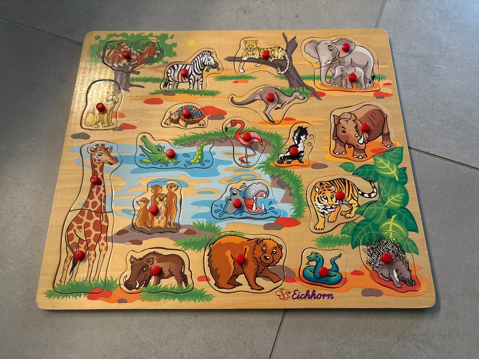 3 insteekpuzzels, Ophalen, Gebruikt