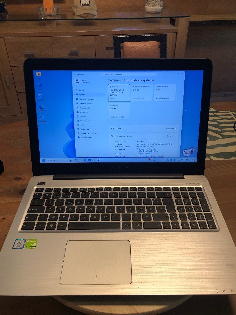 Asus PC zeer krachtig i7-processor 15.6-scherm., Computers en Software, Windows Laptops, 256 GB, 2 tot 3 Ghz, 15 inch, Core i7