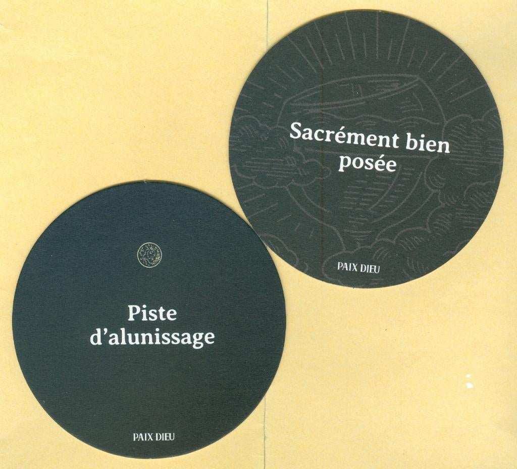 1 s/b bière Paix-Dieu (R/V), Verzamelen, Biermerken, Ophalen of Verzenden, Nieuw, Viltje(s), Overige merken
