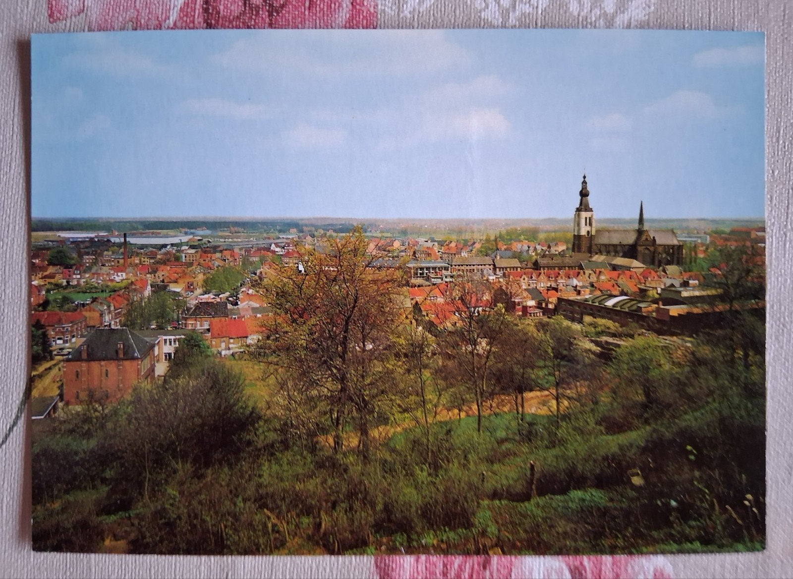 postkaart panorama van Aarschot, Ophalen of Verzenden