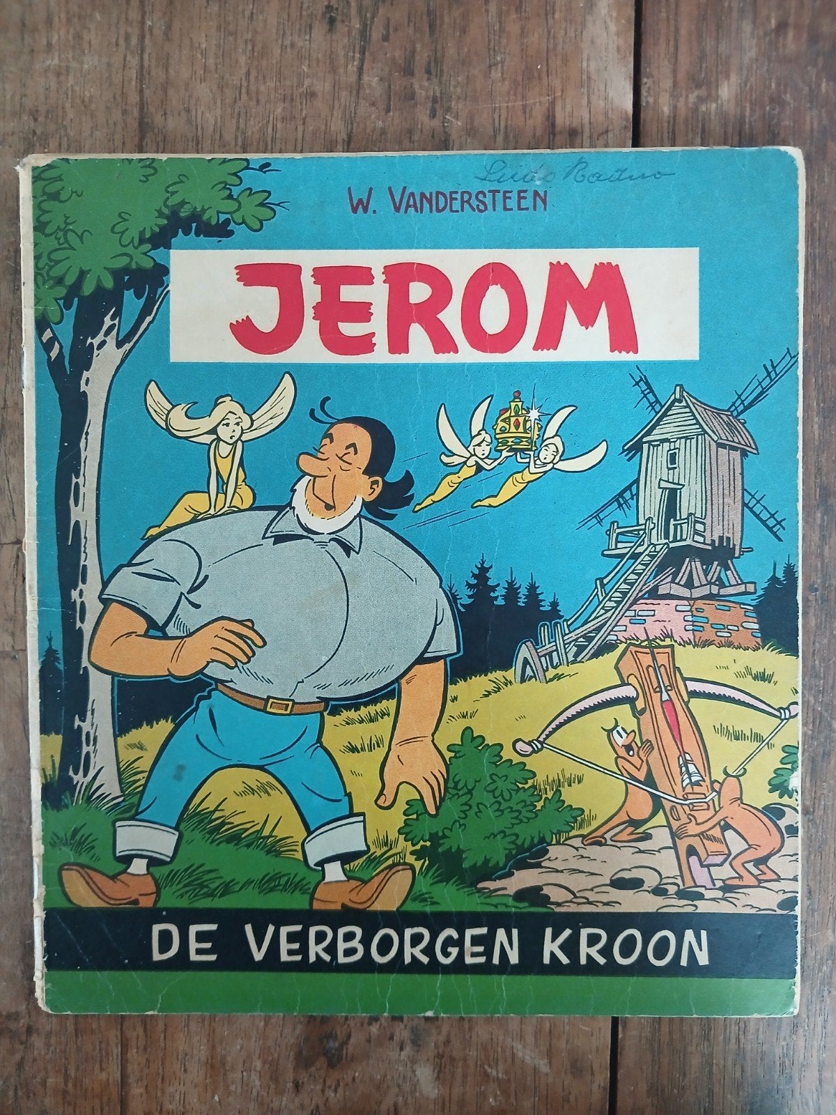 Jerom De verborgen kroon eerste druk, Enlèvement, Utilisé