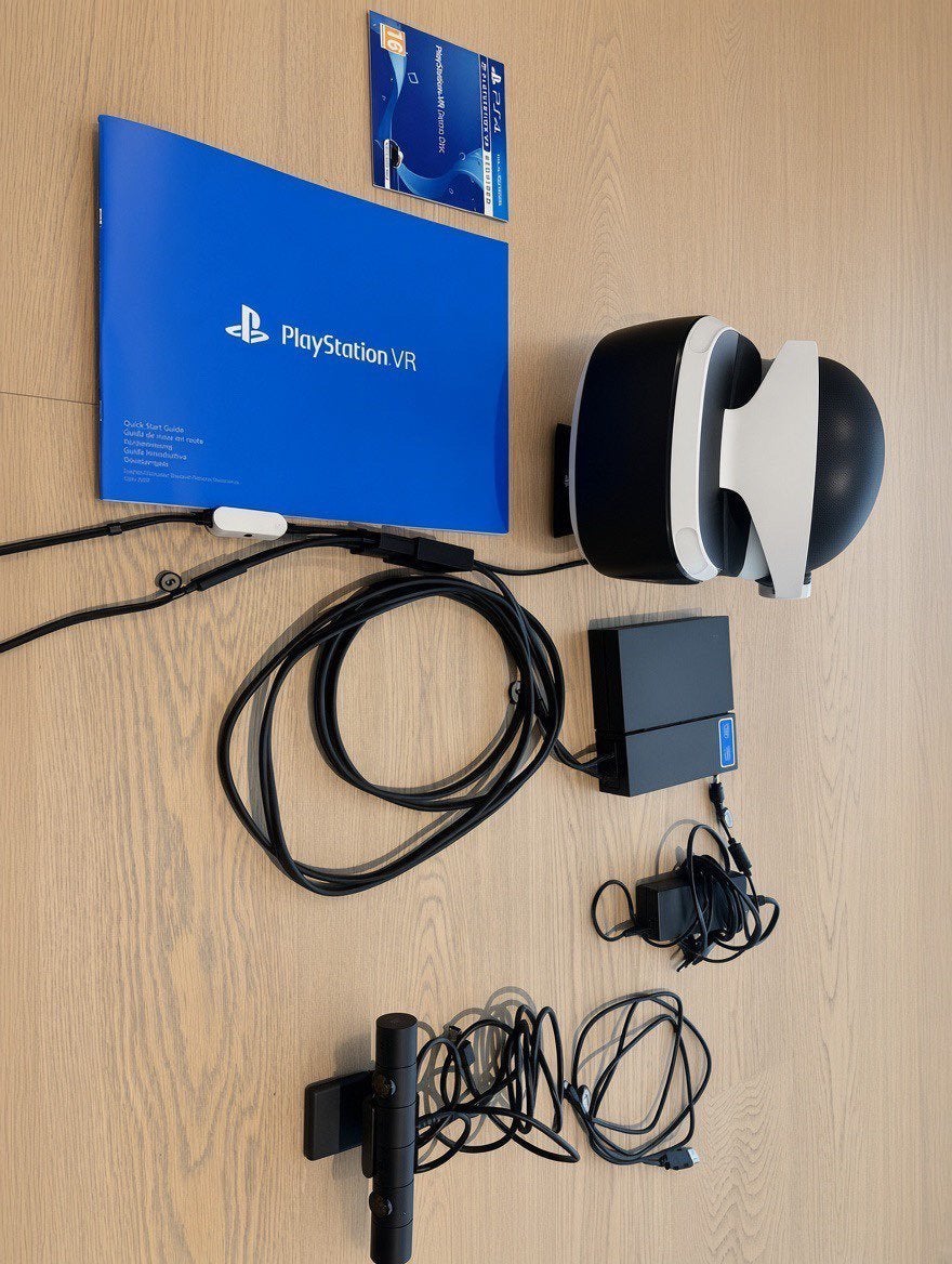 Sony PlayStation VR (PSVR1)compleet+processorbox+accessoires, Games en Spelcomputers, Ophalen of Verzenden, Zo goed als nieuw