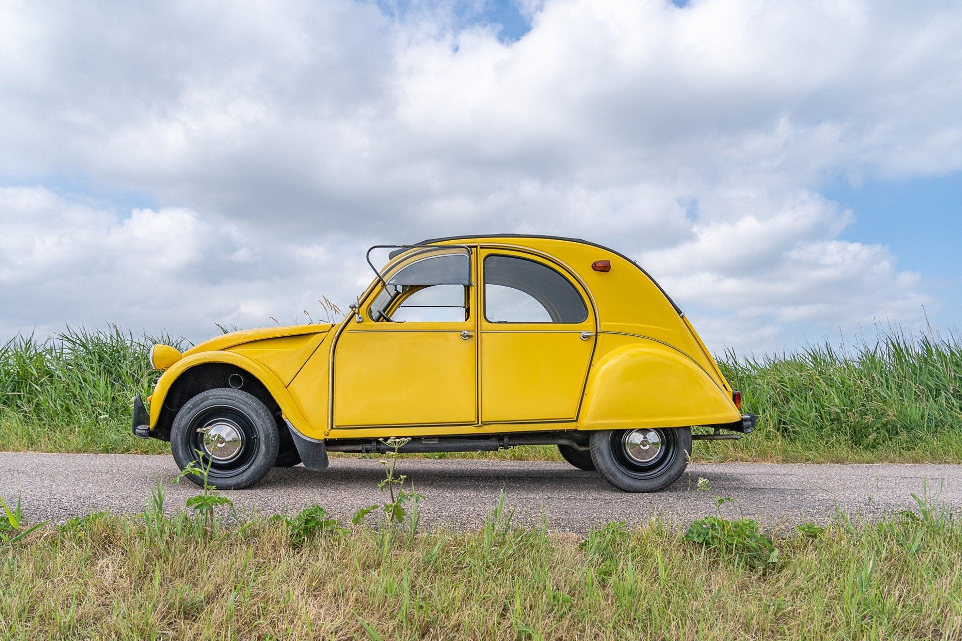 Citroen 2 CV 6, Auto's, Oldtimers, 4 deurs, 602 cc, Citroën, Geel