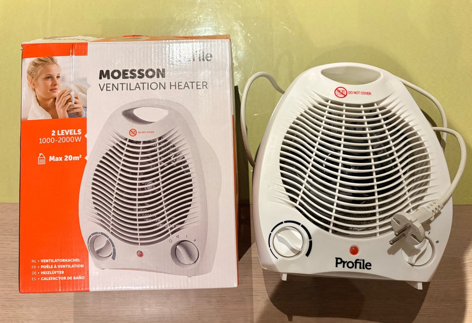 Radiateur/chauffage/souffleur à air chaud électrique, Maison & Meubles, Poêles, Comme neuf, Enlèvement, Autres types, Autoportant
