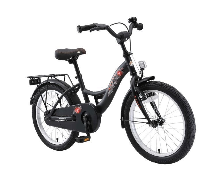 Vélo enfants NEUF 18" NOIR (5/8 ans)  (Woluwe-St-Pierre), Vélos & Vélomoteurs, Neuf, Frein à rétropédalage, BIKESTAR, Enlèvement