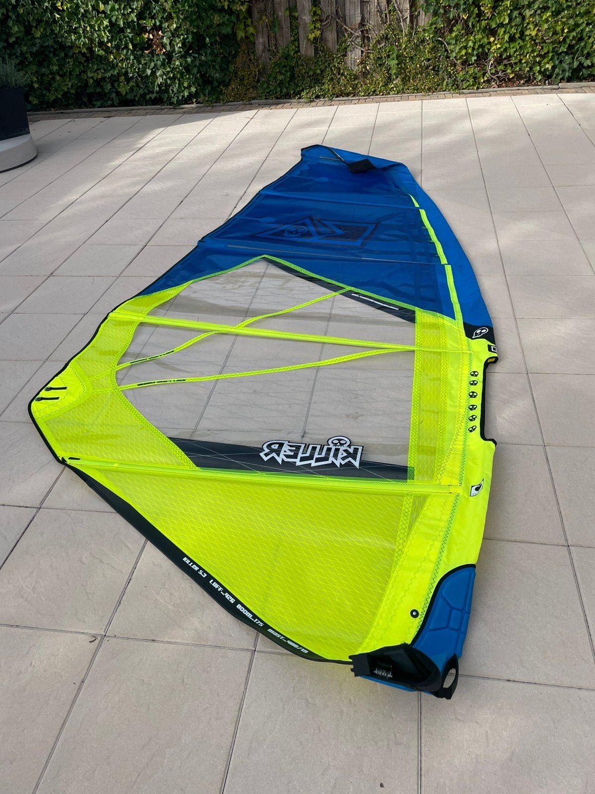 KA sail Killer 5,3m2 wavezeil, Sports nautiques & Bateaux, Utilisé, 5 à 6.5 m², Avec sac de transport, Voile