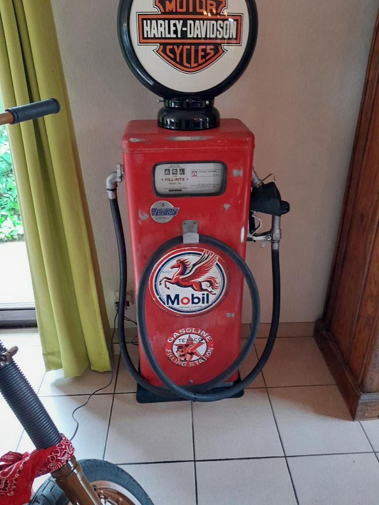 benzine pomp harley davidson, Verzamelen, Ophalen
