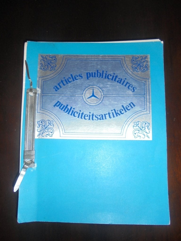 Catalogus publiciteitsartikelen mercedes voor personeel 1979, Boeken, Ophalen, Gelezen, Catalogus