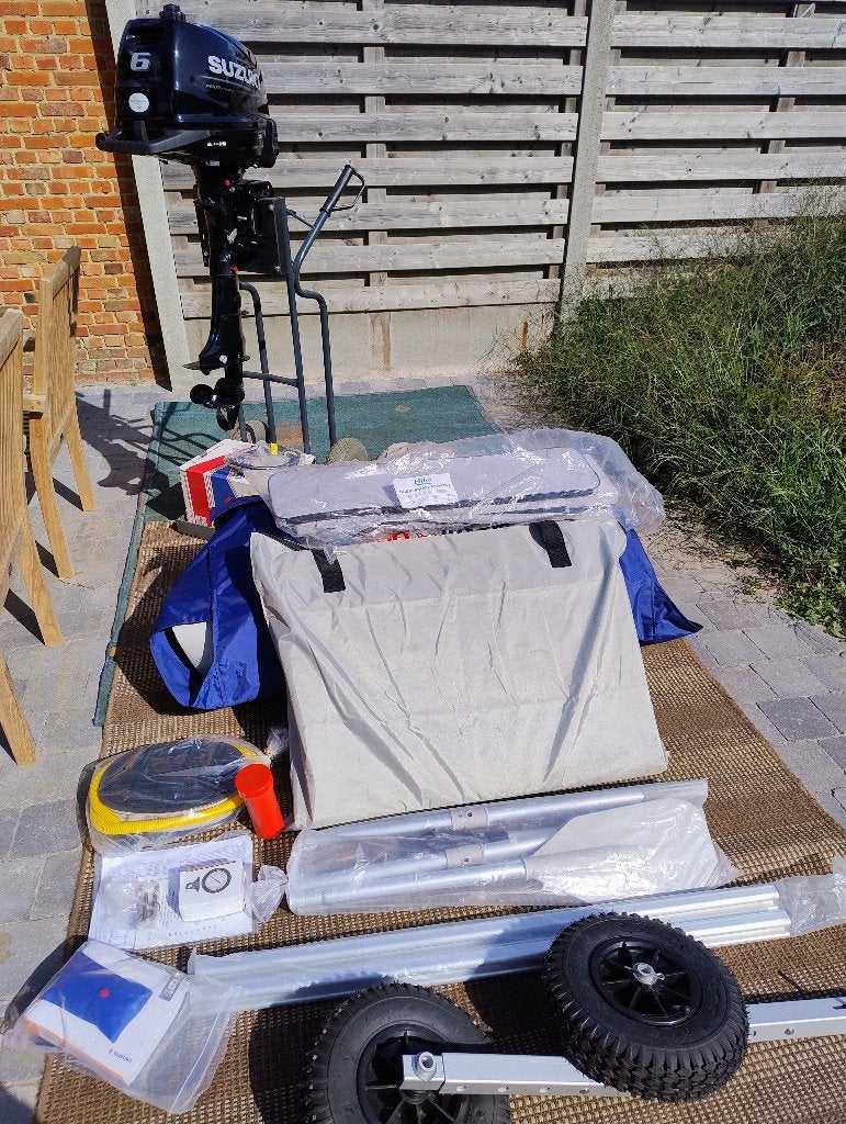 Honwave t30 met 6pk Suzuki 4takt ZGAN, Aluminium, Zo goed als nieuw, Peddels, 3 m