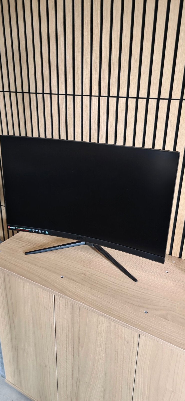 msi optix g27 monitor 165hz curved, Enlèvement, Gaming