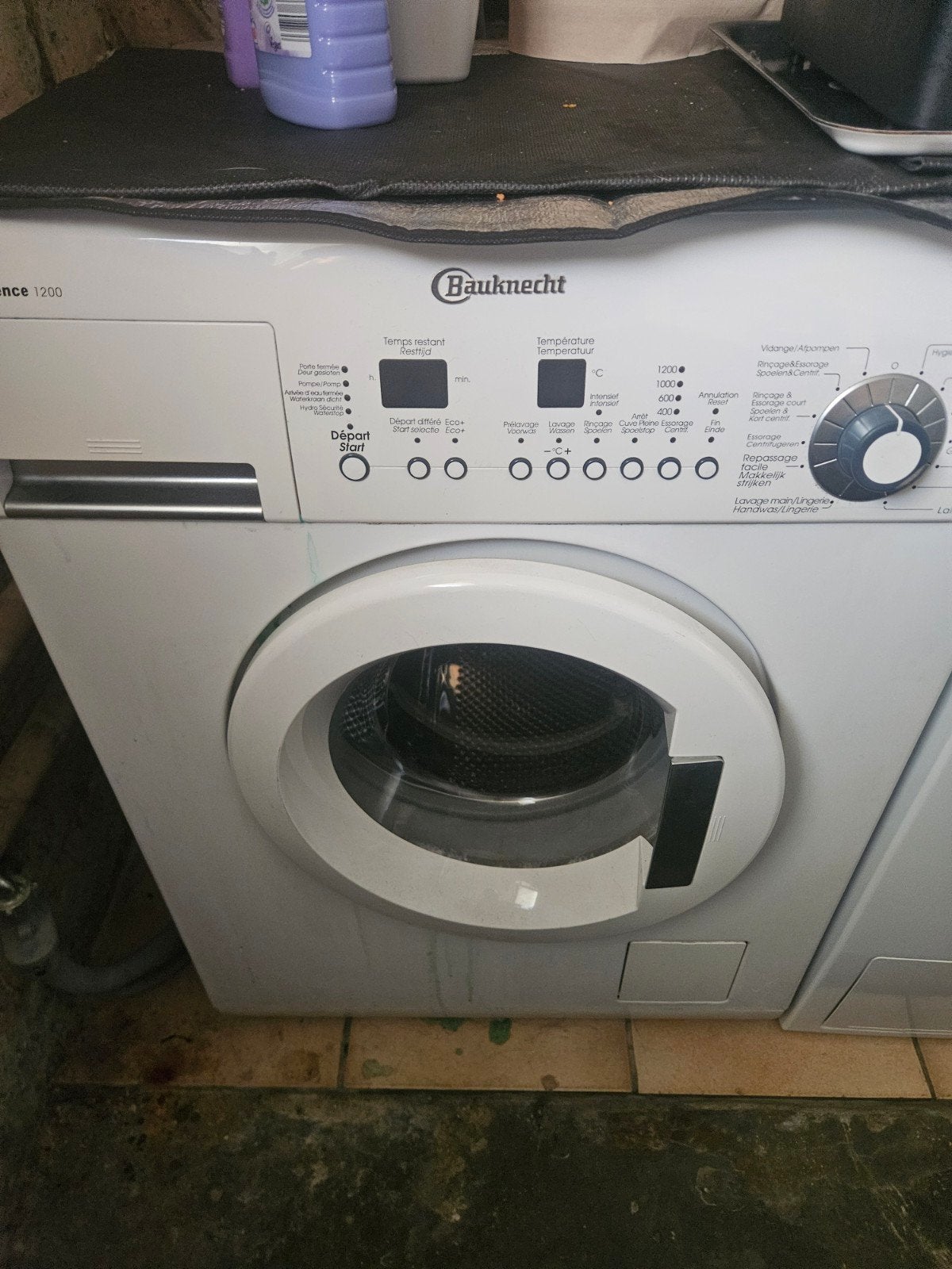 Machine à laver Bauknecht en bon état, Enlèvement
