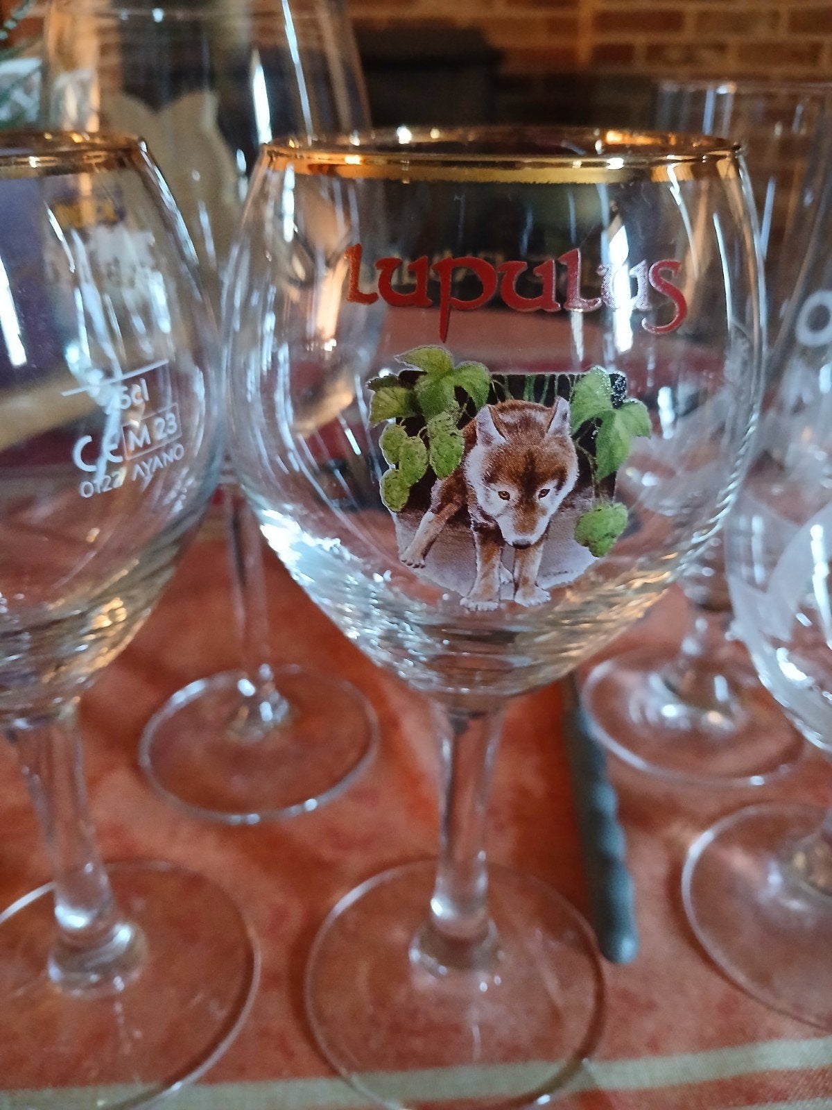 2 verres de 25 cl de verre lupulus 2.30, Collections, Enlèvement