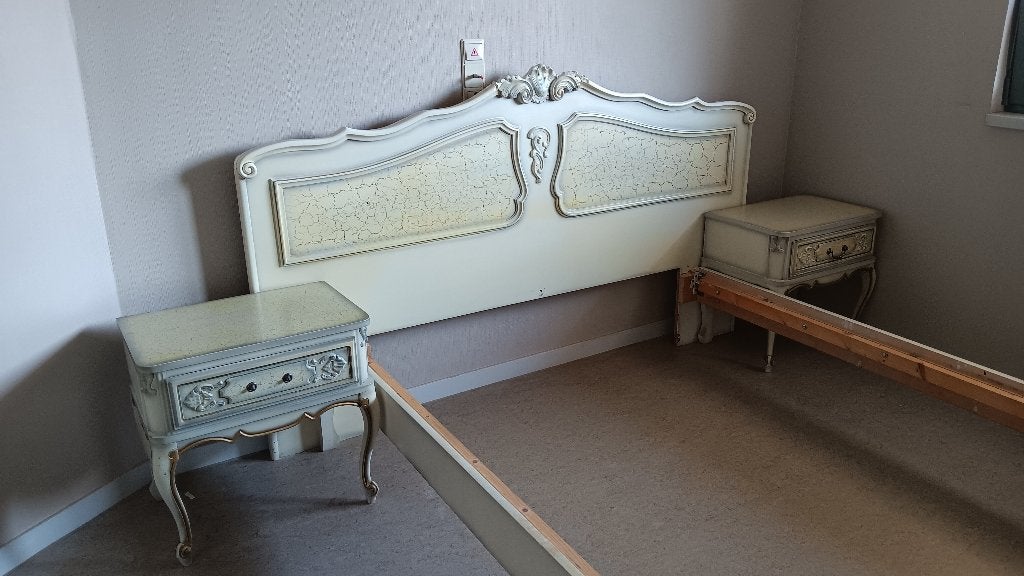 volledige slaapkamer, Huis en Inrichting, Slaapkamer | Complete slaapkamers, Ophalen, Gebruikt, Tweepersoons, Rustiek