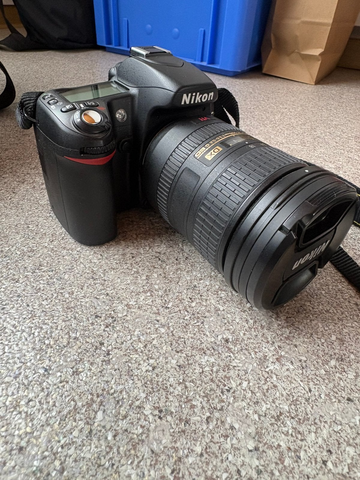Nikon camera D80 met fotonet en lens., Audio, Tv en Foto, Fotocamera's Digitaal, Ophalen, Zo goed als nieuw, Nikon