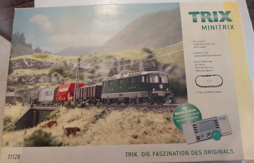 Minitrix trein, Treinset, Gelijkstroom of Wisselstroom, Trix, Ophalen of Verzenden