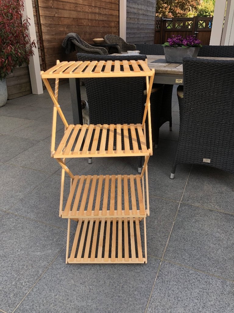 Decoratief handig houten rekje, Huis en Inrichting, Ophalen, Zo goed als nieuw