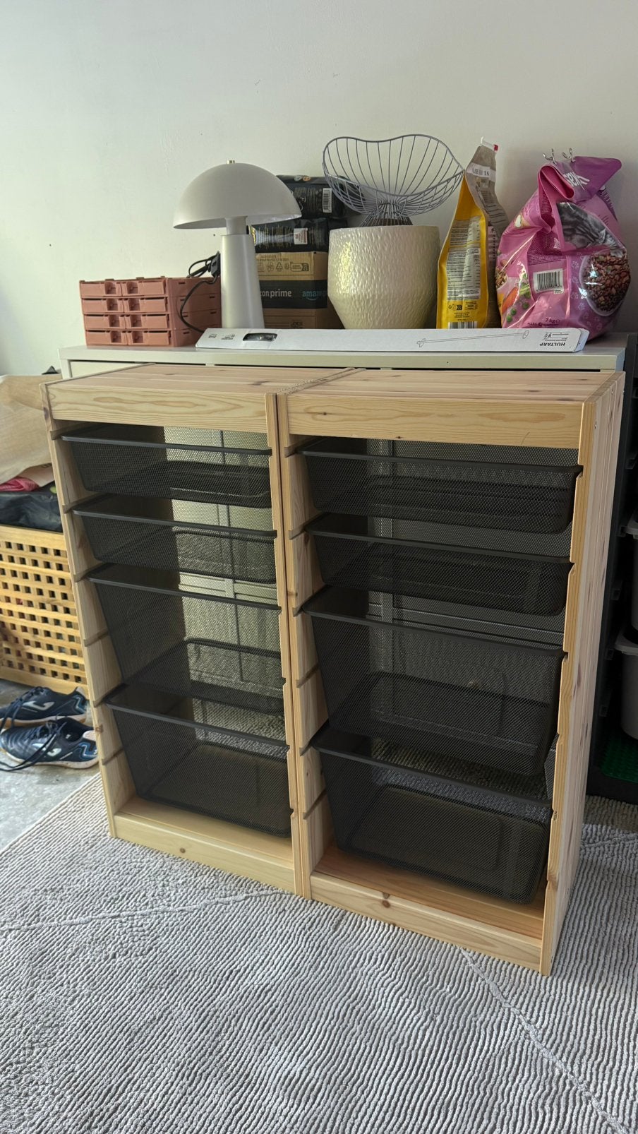 IKEA FORSAND 2 KASTEN met manden inbegrepen!, Enlèvement, Comme neuf