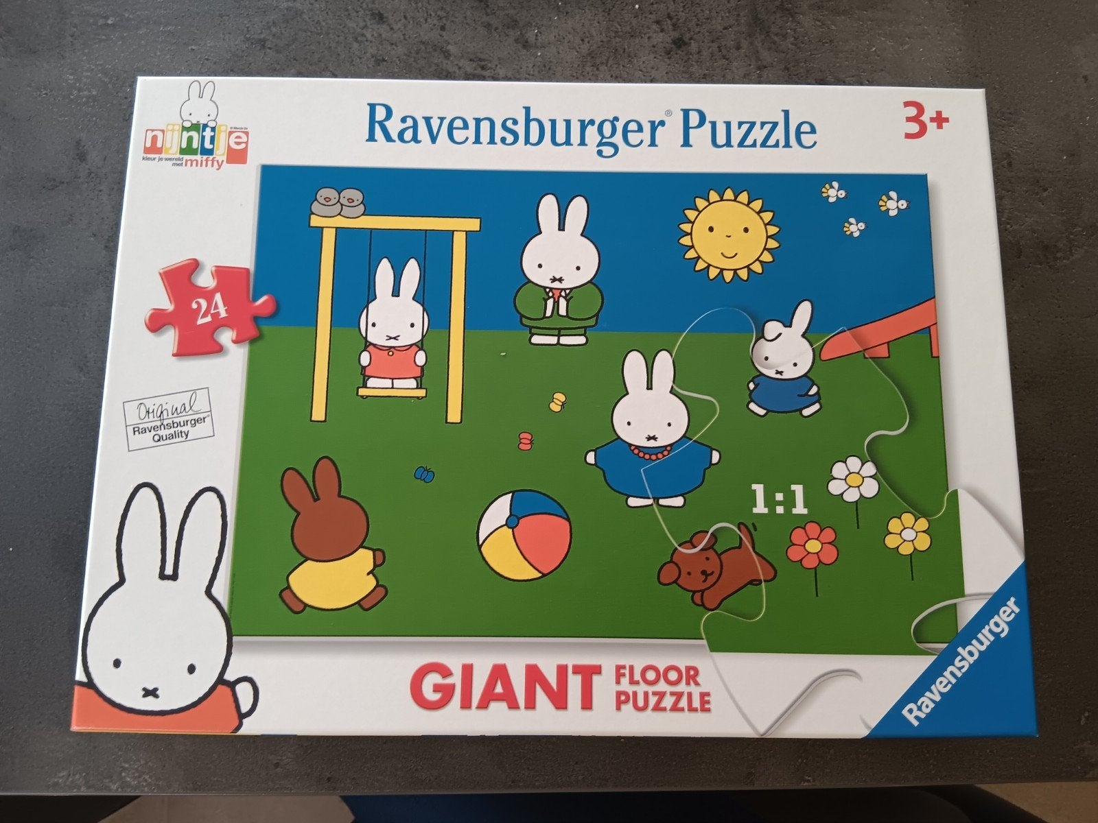 Nijntje  giant puzzel nog nieuw, Ophalen of Verzenden, 10 tot 50 stukjes, Nieuw, 2 tot 4 jaar