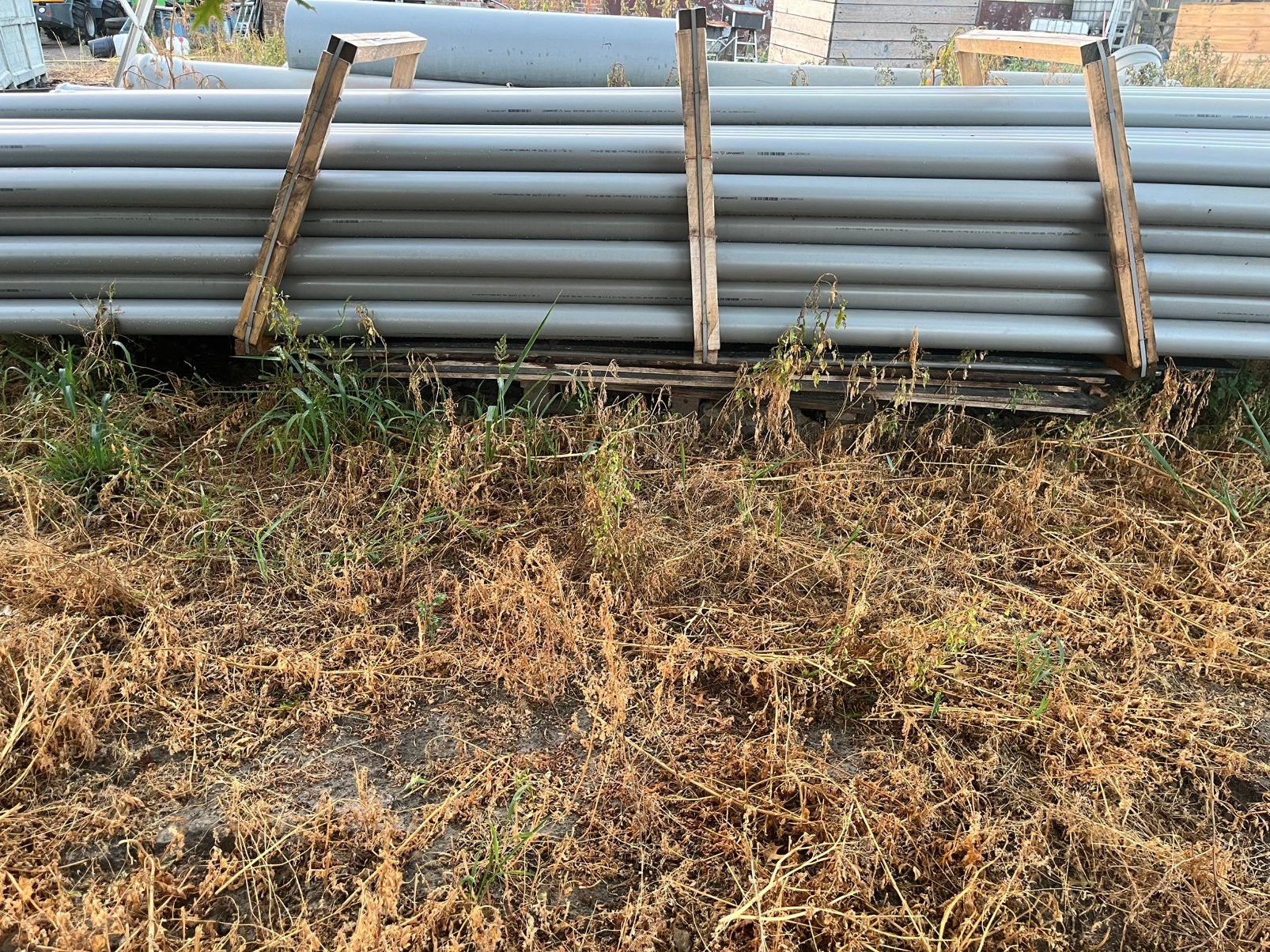 Pak met 61 buizen dia 110 van 5m, Doe-het-zelf en Bouw, Ophalen, Nieuw