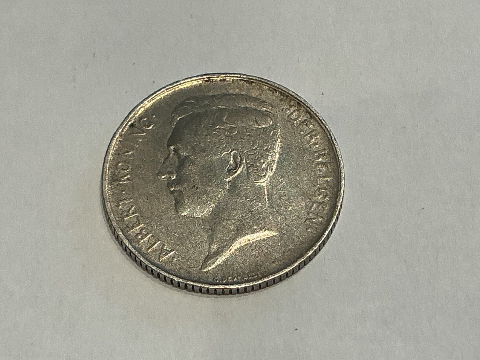 Belgique 1 franc 1912 argent flamand, Enlèvement ou Envoi, Argent
