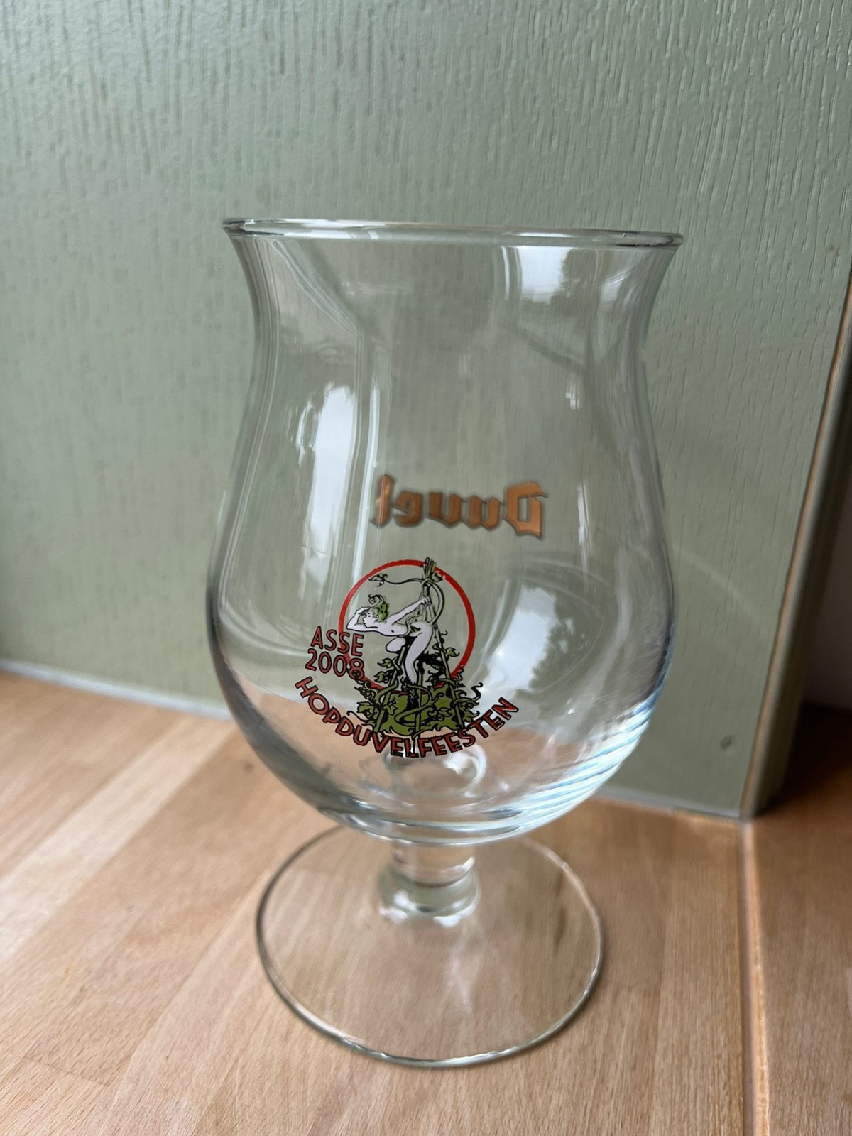 Duvelhopfeesten glas 2008, Ophalen, Zo goed als nieuw, Duvel