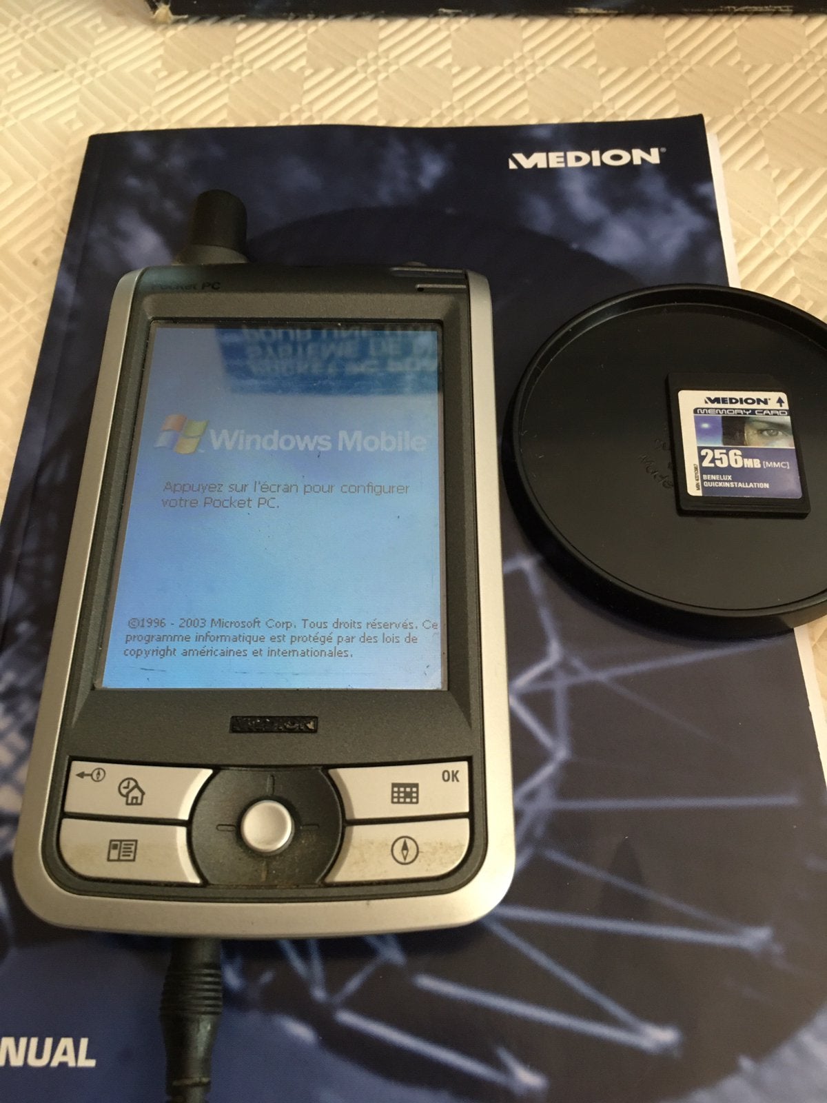 PC PDA Medion MDPNA 100, Utilisé, Windows Mobile, Autres marques, Avec stylet
