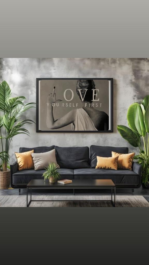 Love yourself first, Antiek en Kunst, Ophalen of Verzenden