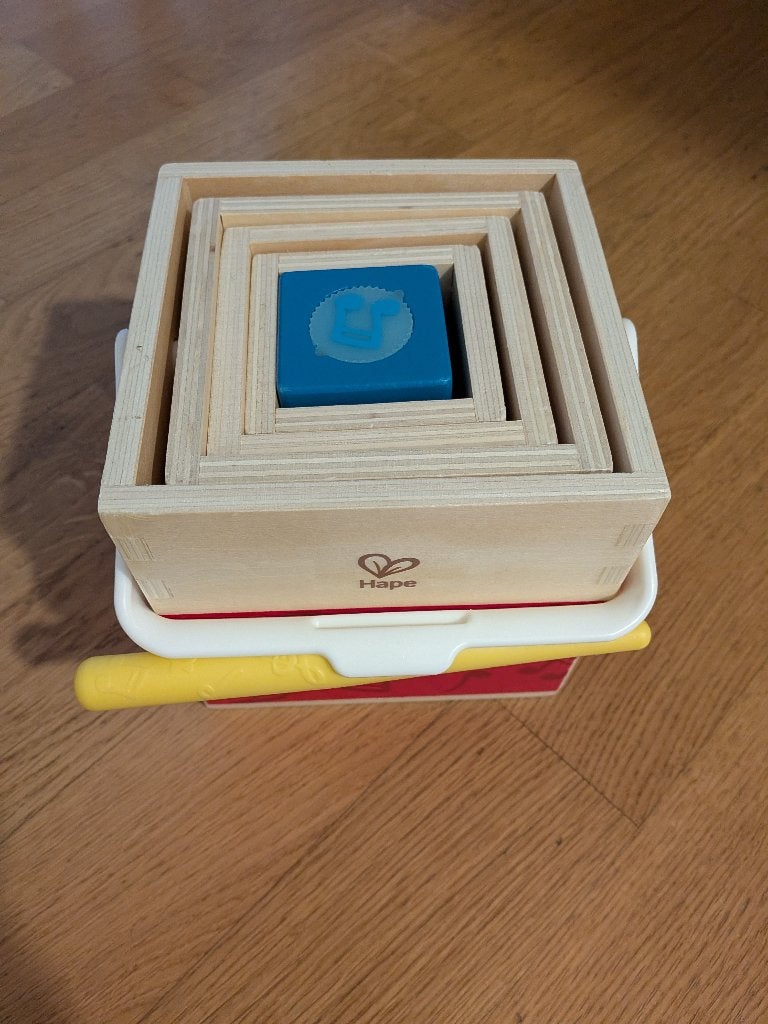 Hape houten muziekset, Ophalen, Gebruikt