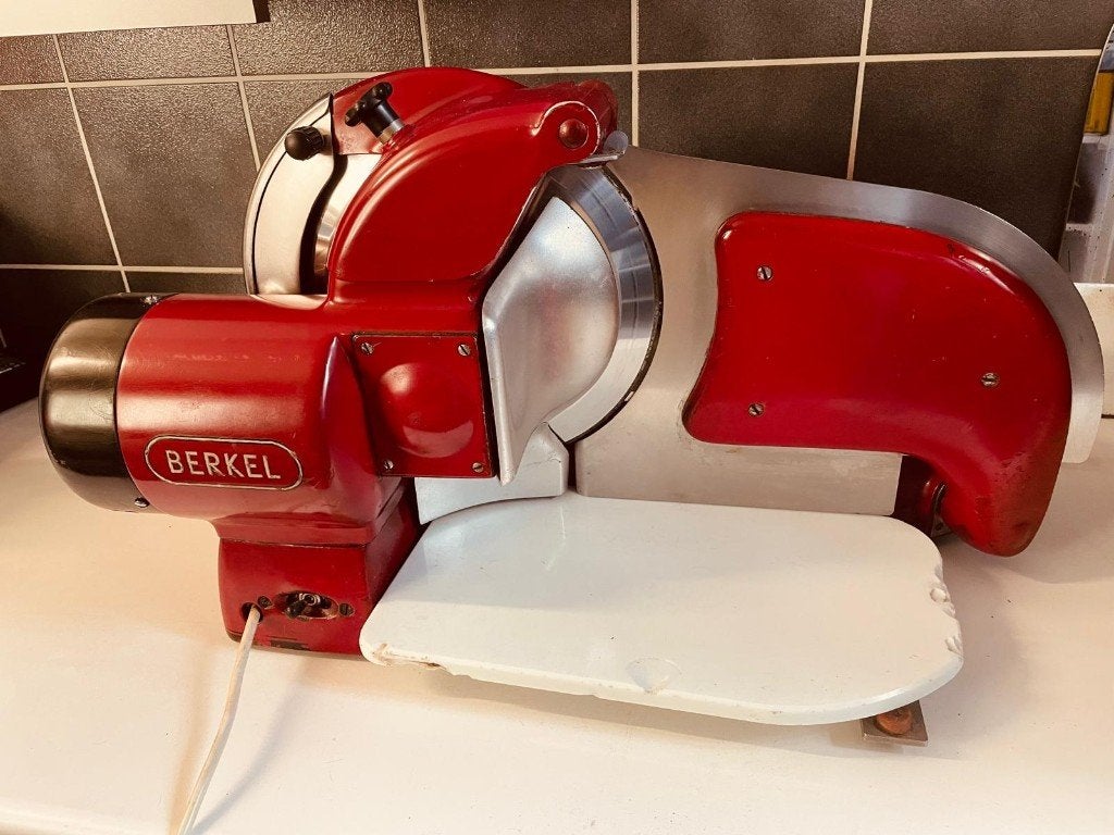 Table de découpe vintage Berkel 114 modèle n 21195, Enlèvement