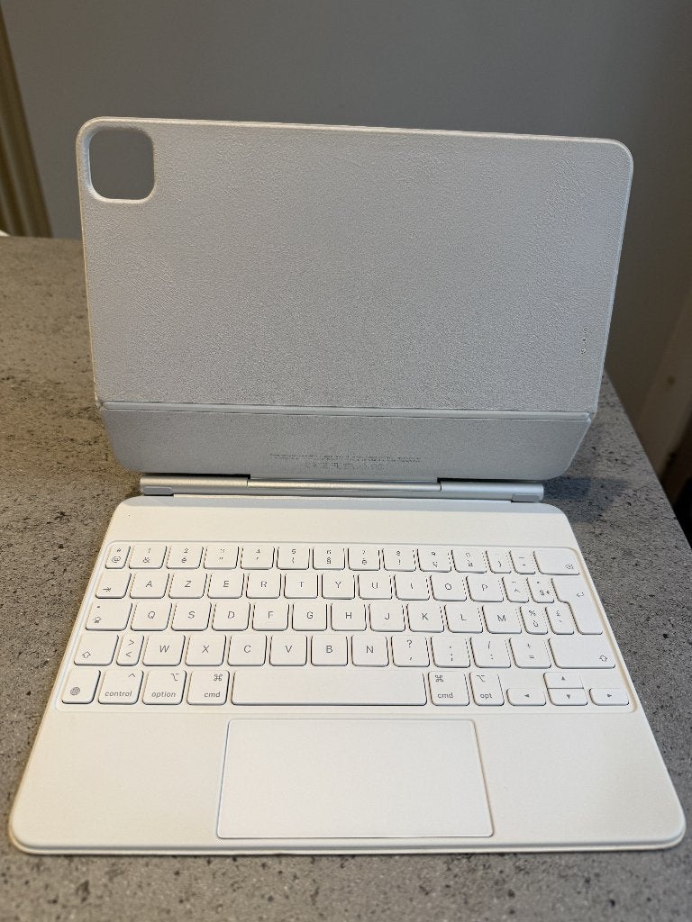 Apple Magic Keyboard iPAD 11 inch Azerty Wit, Computers en Software, Verzenden, Wit, 11 inch, Zo goed als nieuw