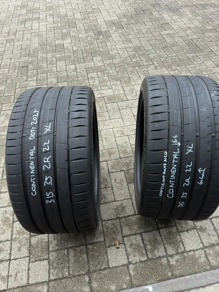 315/35 ZR22 – CONTINENTAL – OCCASIE  Profiel:  6,4 mm, Enlèvement, BMW