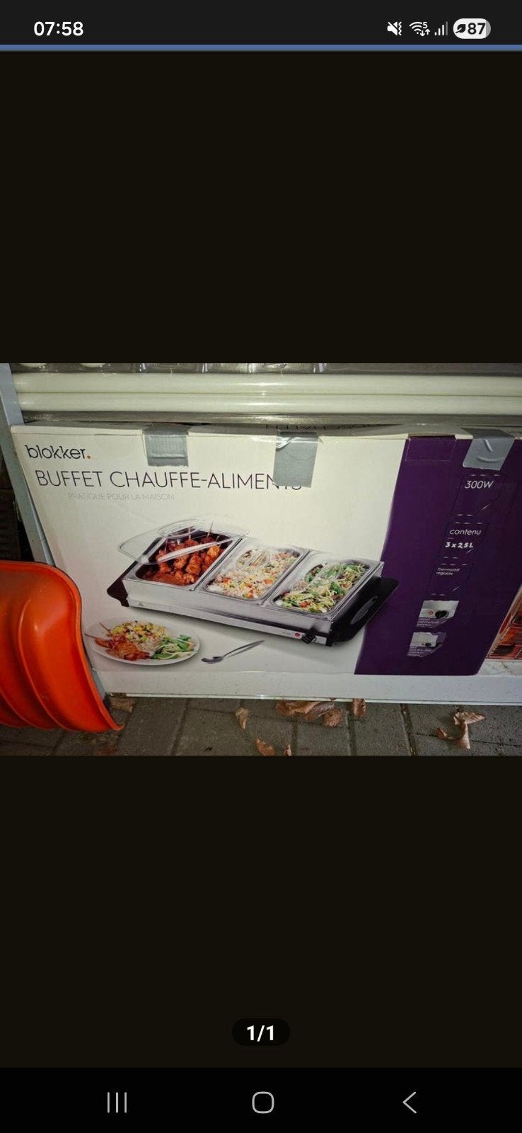 Bain marie, Ophalen