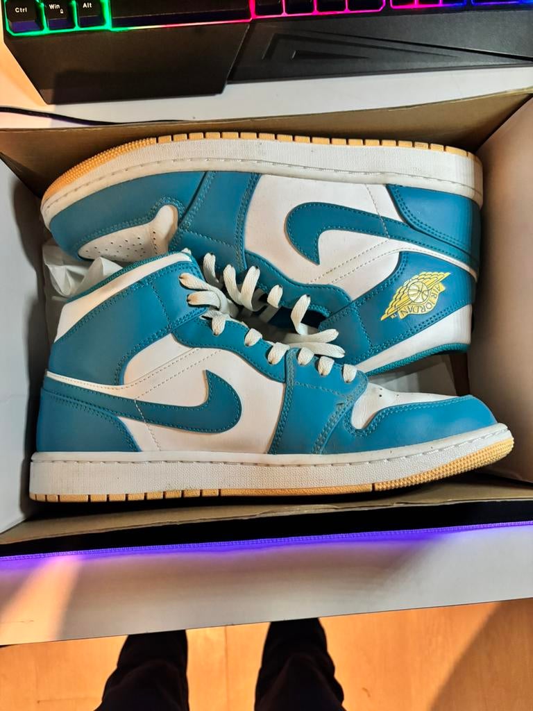 Air Jordan 1 Retro High OG Blue – In Topstaat!, Ophalen of Verzenden, Zo goed als nieuw, Blauw