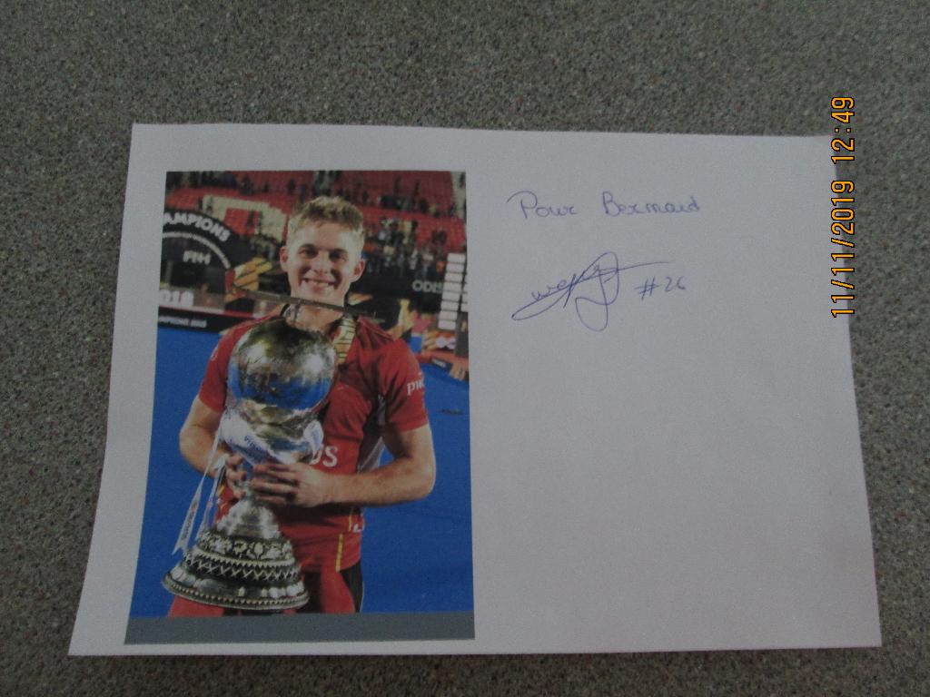 Autographes dédicaces Chris Hadfield et Victor Wegnez., Enlèvement, Neuf, Photo