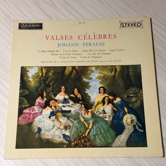 Johann Strauss - Valses Célèbres LP, CD & DVD, Vinyles | Classique, Enlèvement ou Envoi, Utilisé, 12 pouces, LP