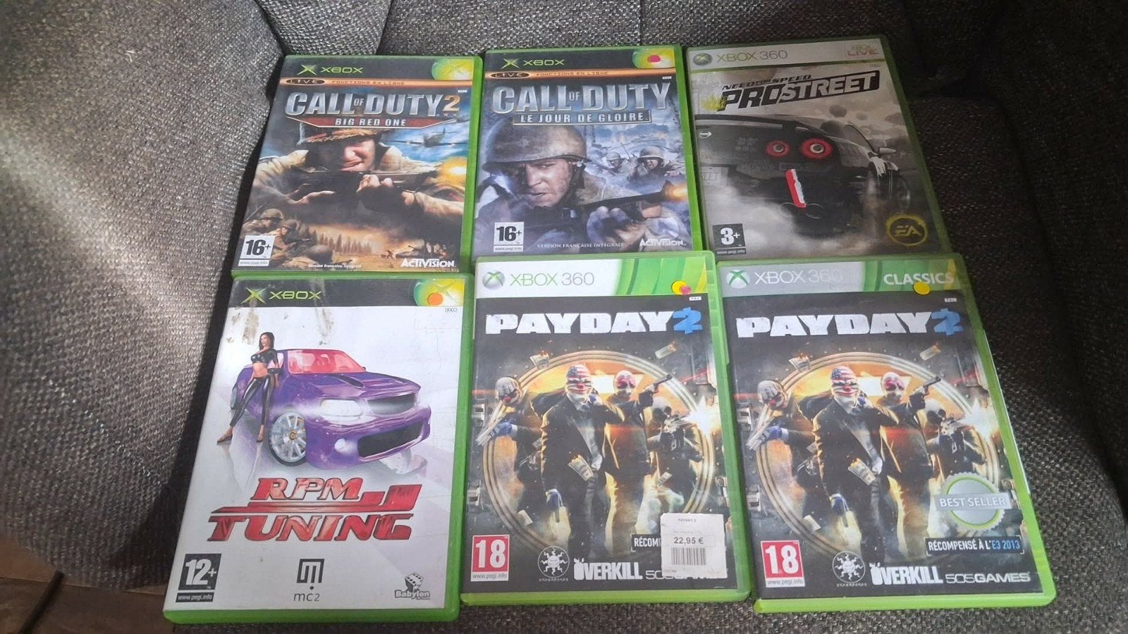 jeux de Xbox360 xbox one  pc, Enlèvement, Comme neuf