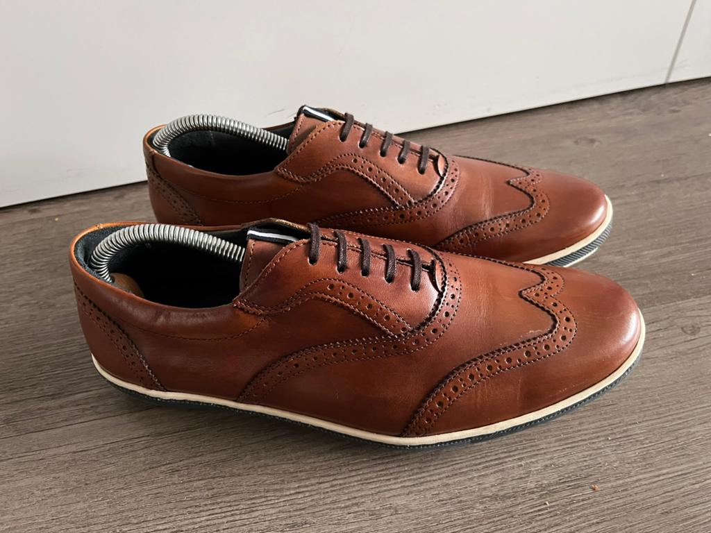 Floris van Bommel sneakers maat 7 / 41 nieuwstaat, Kleding | Heren, Schoenen, Bruin, Nieuw, Ophalen of Verzenden, Sneakers
