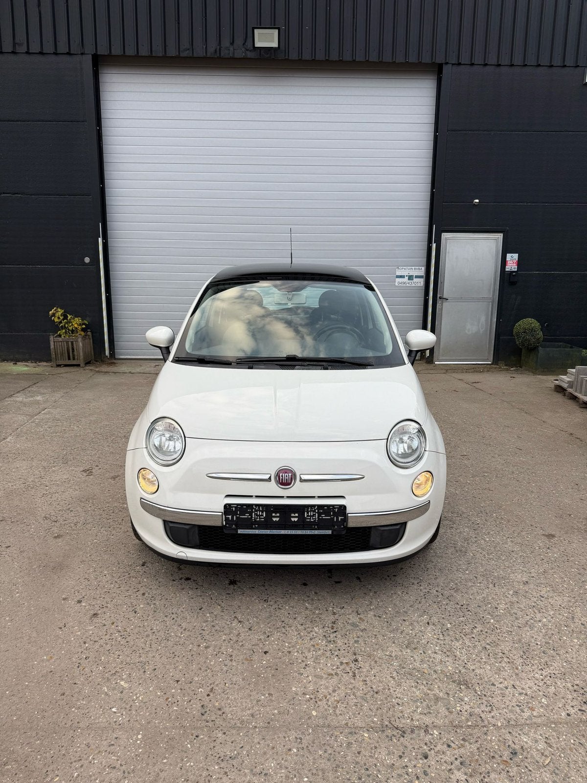 Fiat 500, airco, panoramadak, benzine, Autos, Achat, Toit panoramique, Particulier, Essence