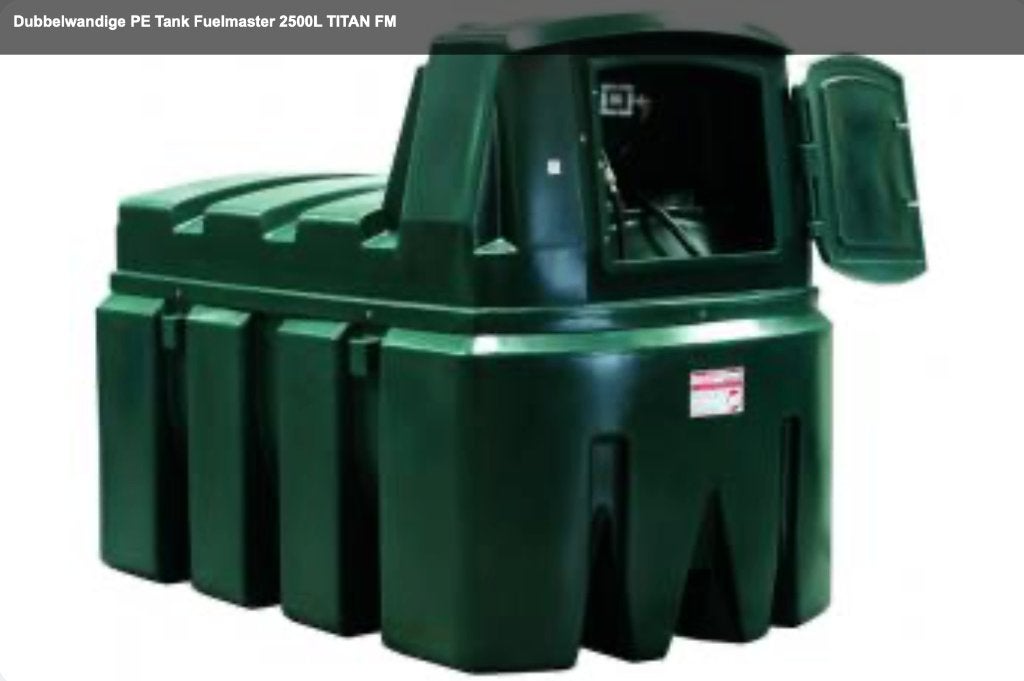 Titan Fuelmaster 2500 liter dubbelwandige dieseltank, Bricolage & Construction, Outillage | Autres Machines, Utilisé, Enlèvement