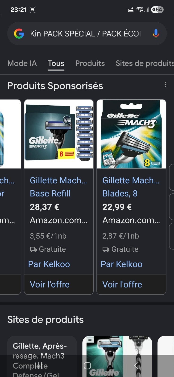 Gillette-scheermes, Ophalen of Verzenden