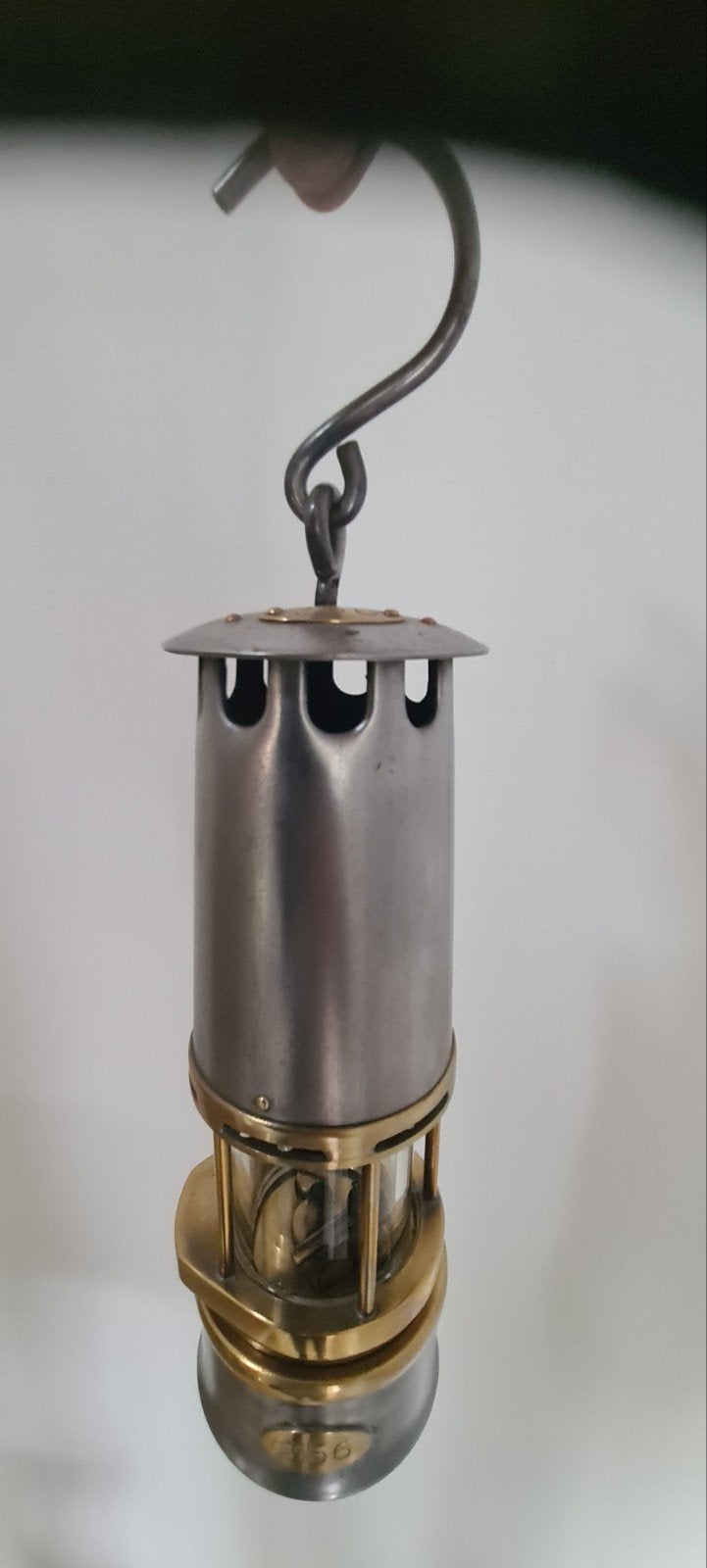 lampe mineur lanterne petrole numérotée., Enlèvement