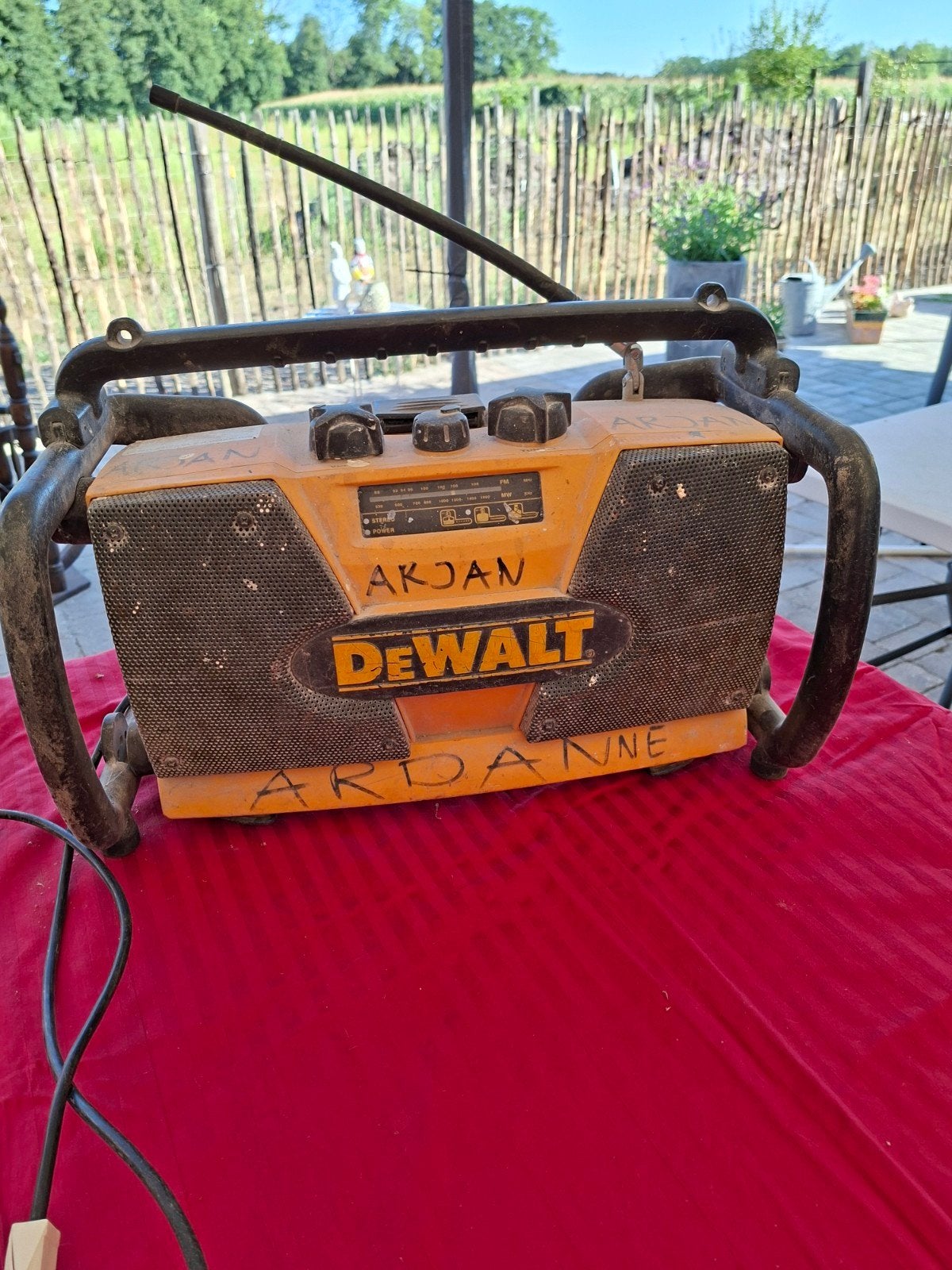 DeWalt DW911 bouwradio, Ophalen of Verzenden, Bouwradio