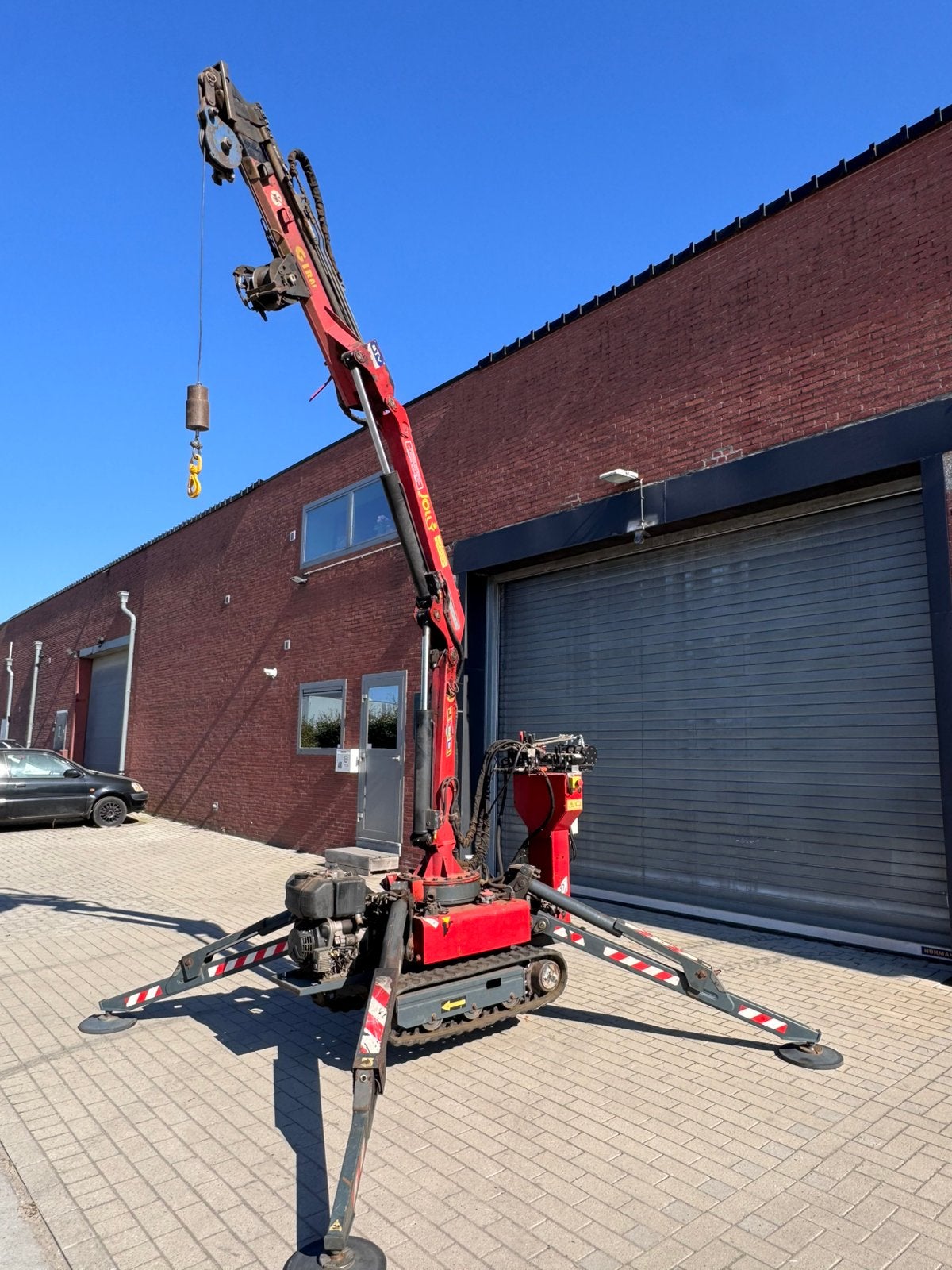 Compacte minikraan / spinkraan op rupsbanden (Giraf / Jolly), Zakelijke goederen, Ophalen