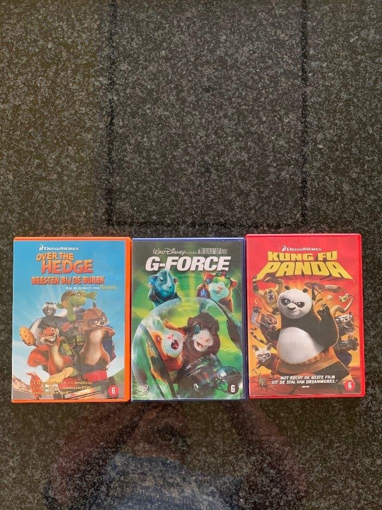 3 x animatie dvd's, À partir de 9 ans, Enlèvement ou Envoi, Comme neuf, Dessin animé