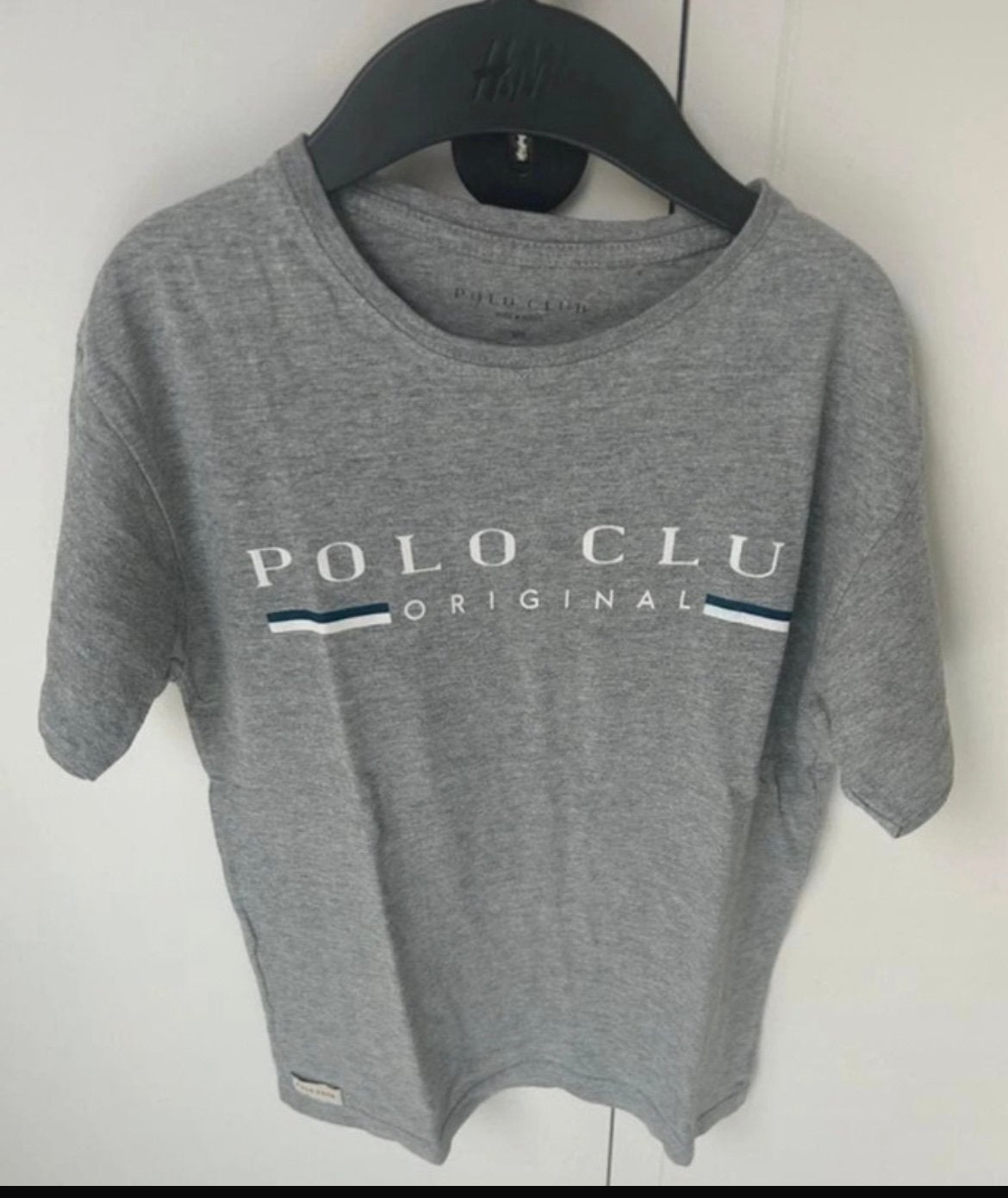 Grijs t-shirt jongen - mt 9/10 jaar - Polo Club, Kinderen en Baby's, Ophalen of Verzenden, Zo goed als nieuw, Jongen, Shirt of Longsleeve