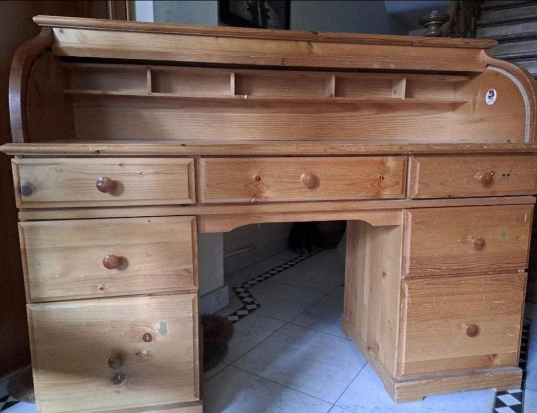 Bureau secrétaire à rideau, Maison & Meubles, Enlèvement