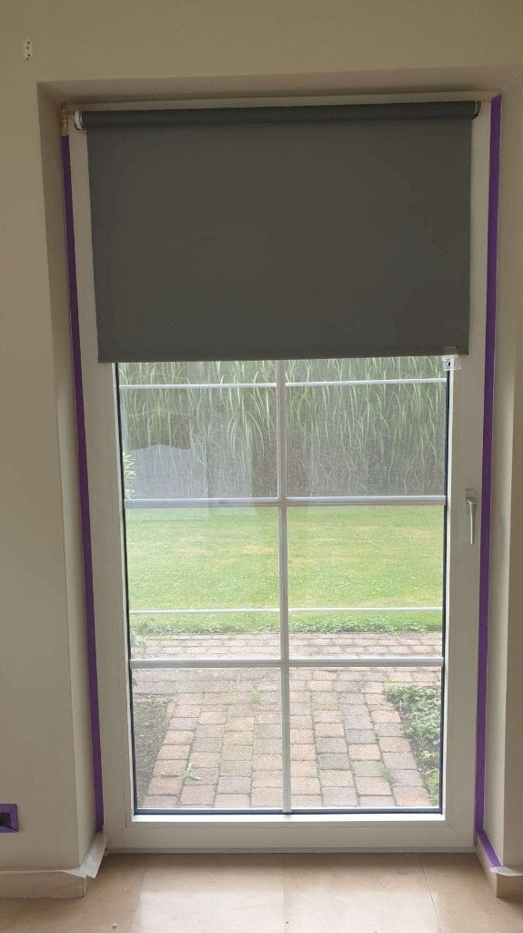 Rolgordijn paars B 99,5 x H 195, perfekte staat !, Huis en Inrichting, Stoffering | Gordijnen en Lamellen, Rolgordijn, Ophalen