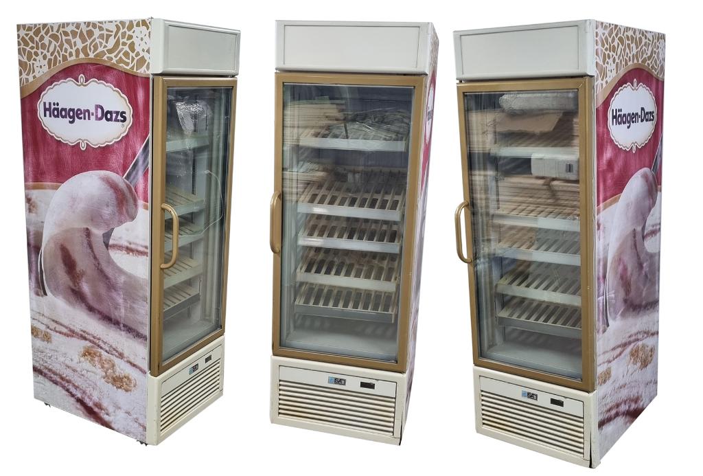 Verticale vriesvitrine 355 L met glazen deur, Zakelijke goederen, Horeca | Food, Diepvries, Ophalen
