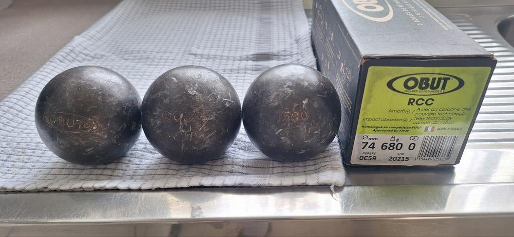 Petanqueballen obut rcc 680 74